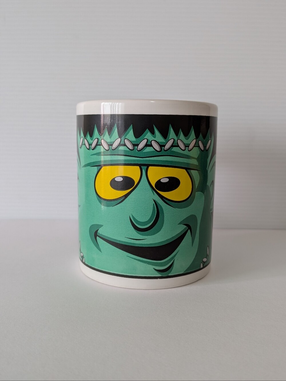 Vintage Halloween Mug Frankenstein Monster Cartoon
